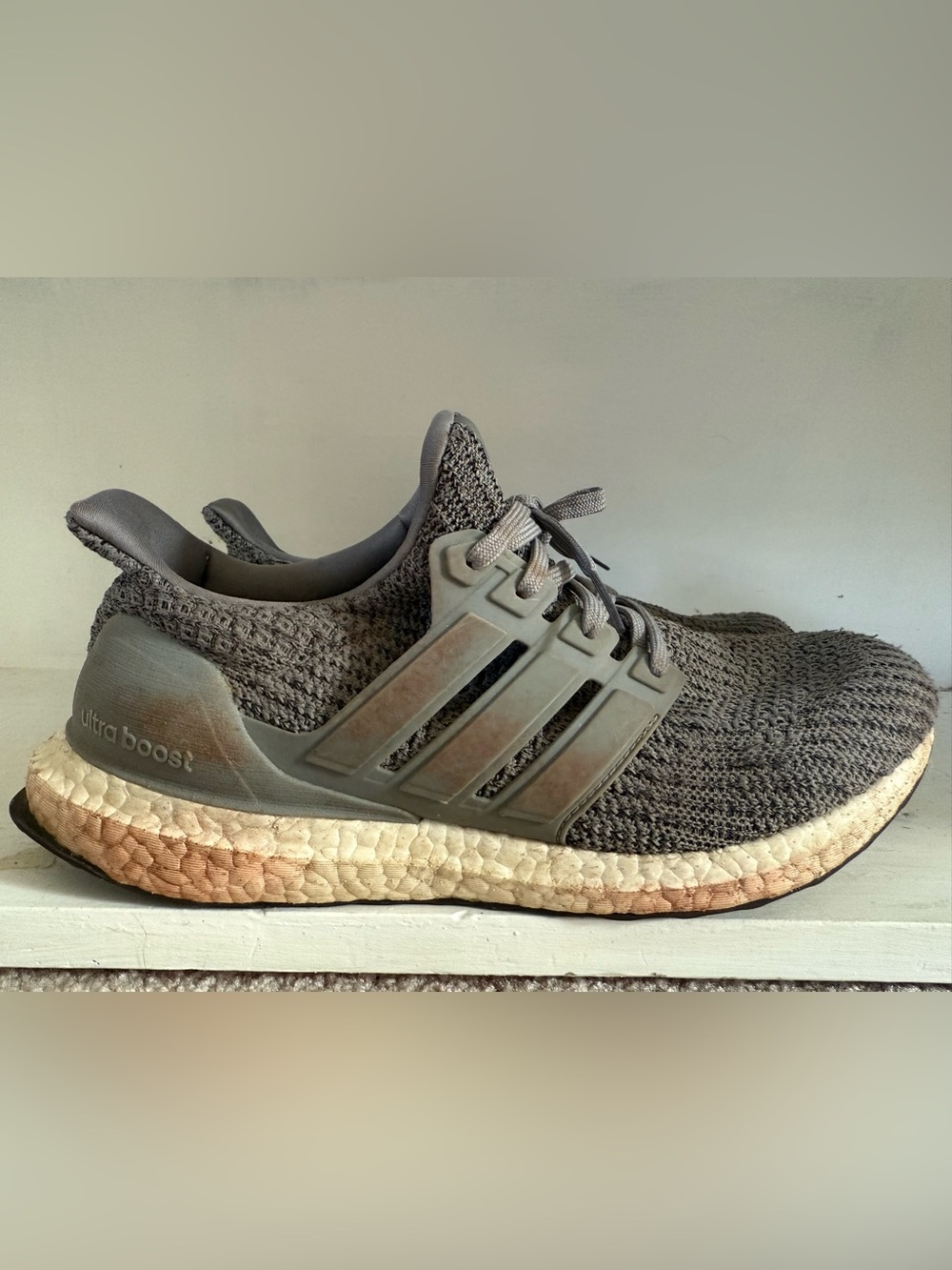 Adidas Ultraboost Men's Grey Running Shoes